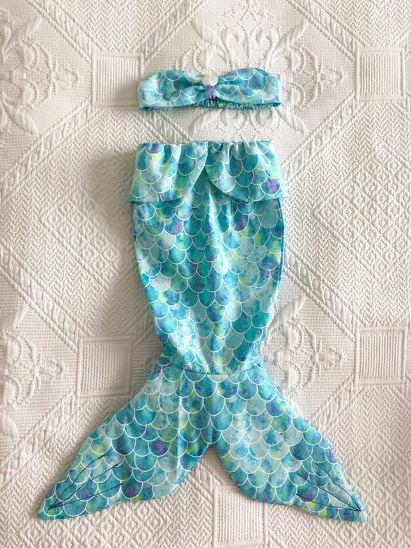 Mermaid Costume - with Shell Charm